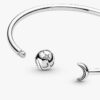Brazalete Pandora Abierto Moments Luna y Estrellas 4