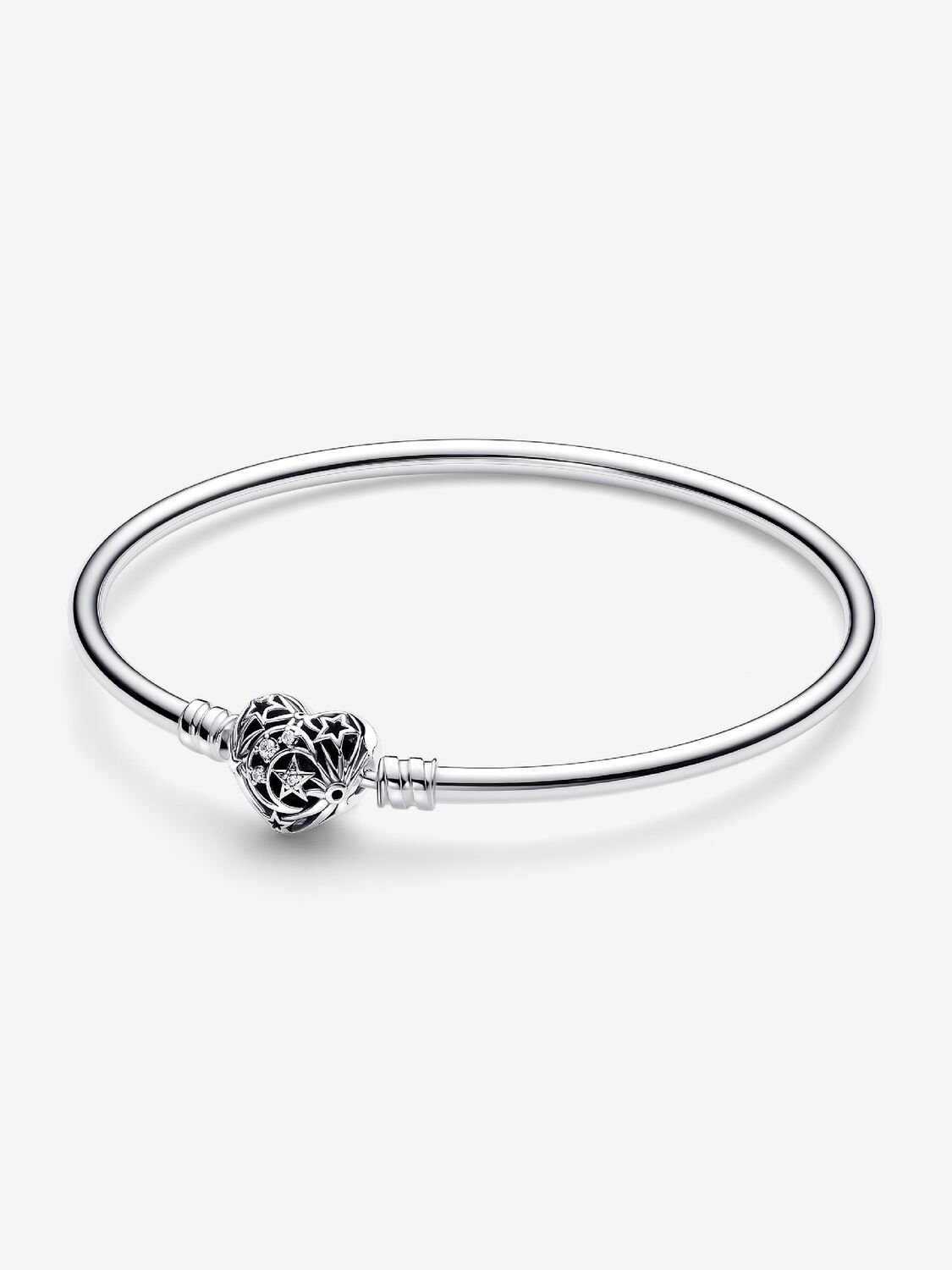 Brazalete Pandora Celestial Heart Clasp Bangle 1
