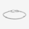 Brazalete Pandora Moments Con Cadena De Serpiente y Nudo De Infinito 2