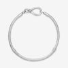 Brazalete Pandora Moments Con Cadena De Serpiente y Nudo De Infinito 3