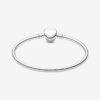 Brazalete Pandora Moments Entwined Infinite Hearts Clasp Bangle 2